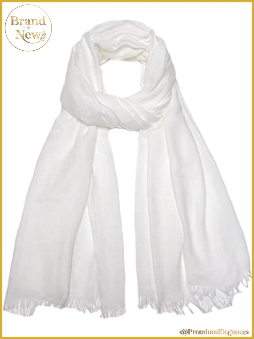 Women Summer Scarf Lightweight Large Long Gauze Shawl Linen Beach Wrap Plain